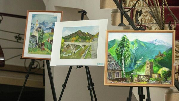 Выставка молодых художников в Цхинвале - Sputnik Южная Осетия