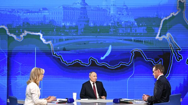 Итоги года с Владимиром Путиным - Sputnik Южная Осетия