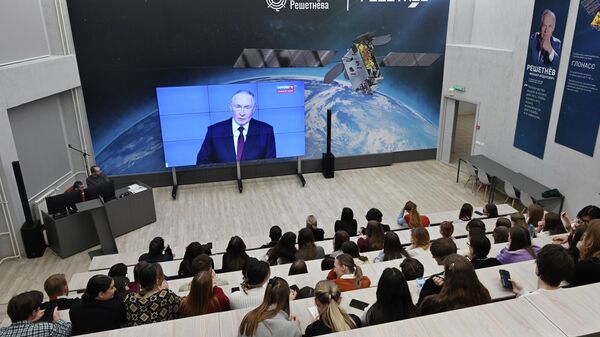 Трансляция итогов года с президентом России - Sputnik Южная Осетия