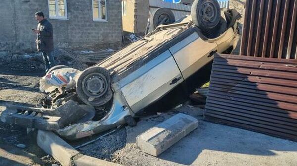 Последствия ДТП в Цхинвале  - Sputnik Южная Осетия