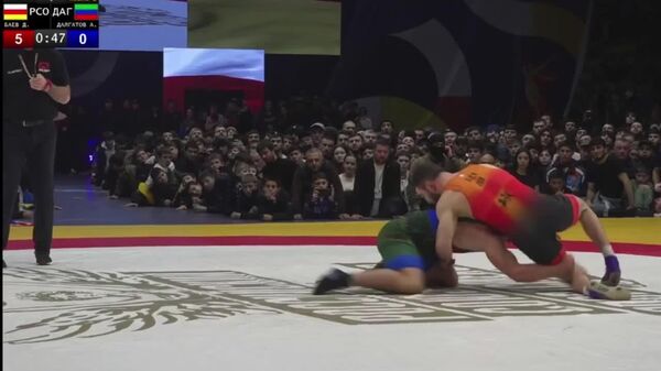 Давид Баев принес первую победу сборной Осетии в матчевой встрече с командой Дагестана - Sputnik Южная Осетия