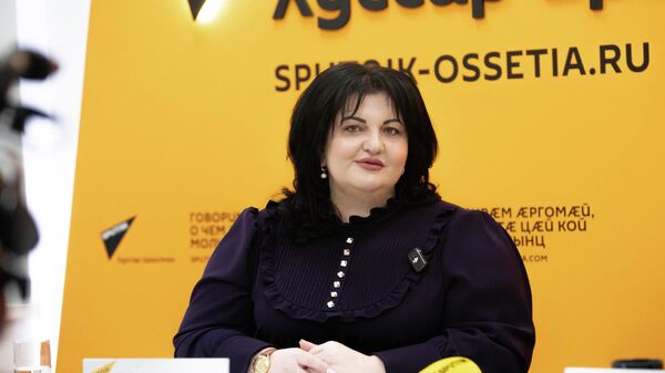 Рада Дзагоева на пресс-конференции в Sputnik - Sputnik Южная Осетия