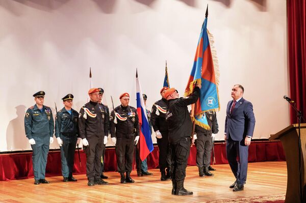 Торжественное собрание, посвященное празднованию Дня спасателя - Sputnik Южная Осетия