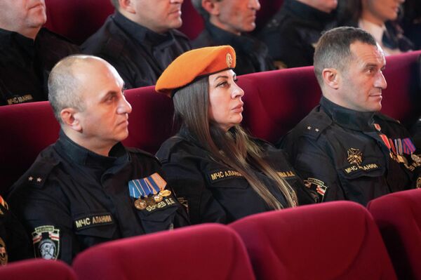 Торжественное собрание, посвященное празднованию Дня спасателя - Sputnik Южная Осетия