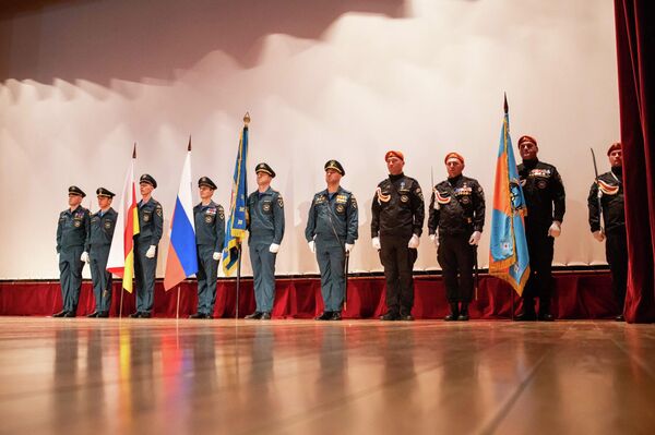 Торжественное собрание, посвященное празднованию Дня спасателя - Sputnik Южная Осетия