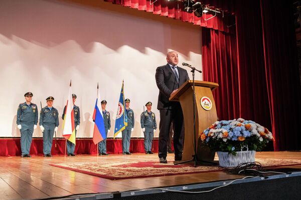 Торжественное собрание, посвященное празднованию Дня спасателя - Sputnik Южная Осетия