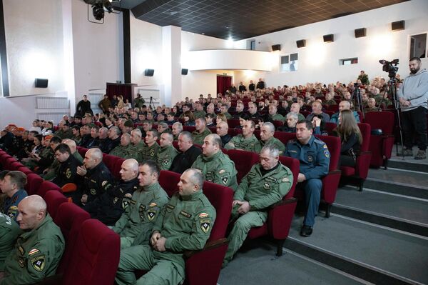 Торжественное собрание, посвященное празднованию Дня спасателя - Sputnik Южная Осетия