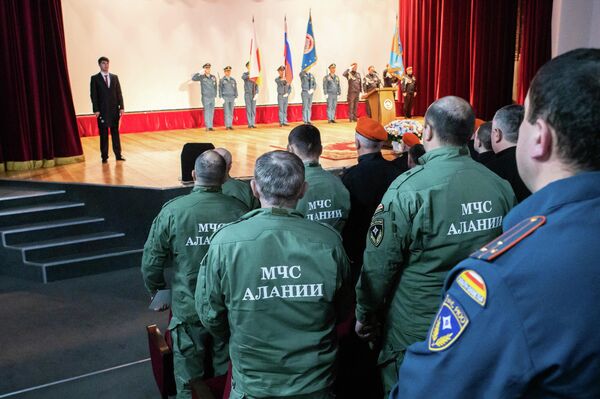 Торжественное собрание, посвященное празднованию Дня спасателя - Sputnik Южная Осетия