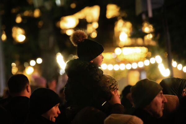 Открытие главной елки в Цхинвале - Sputnik Южная Осетия