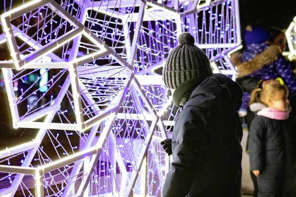 Открытие главной елки в Цхинвале - Sputnik Южная Осетия