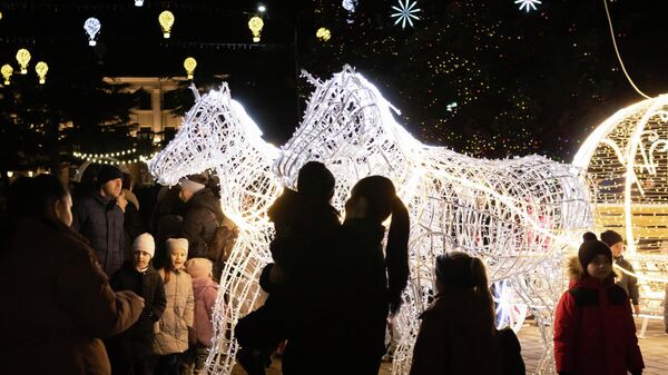 Открытие главной елки в Цхинвале - Sputnik Южная Осетия
