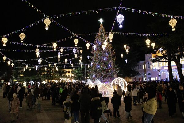 Открытие главной елки в Цхинвале - Sputnik Южная Осетия