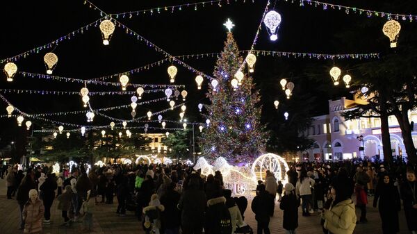 Открытие главной елки в Цхинвале - Sputnik Южная Осетия