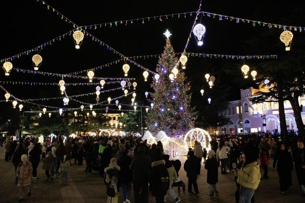 Открытие главной елки в Цхинвале - Sputnik Южная Осетия