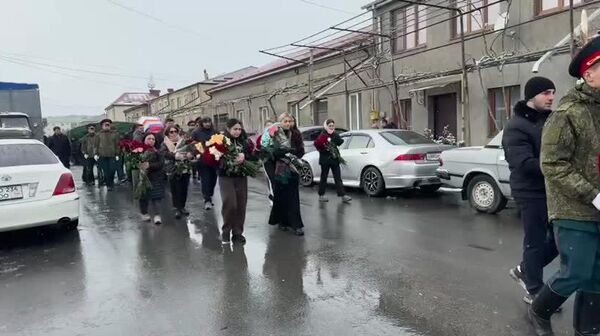 В Южной Осетии простились с погибшим в зоне СВО бойцом Андреем Маргиевым - Sputnik Южная Осетия