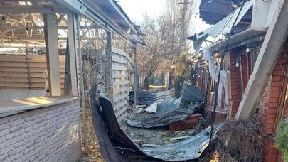 Ночной удар БПЛА ВСУ в Херсонской области