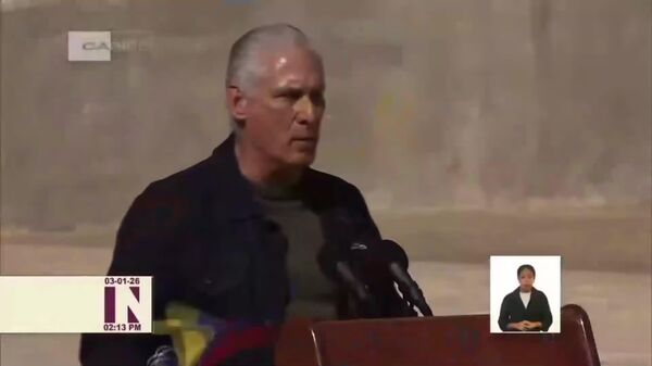 Жители Гаваны вышли к посольству США, чтобы выразить солидарность с Венесуэлой - Sputnik Южная Осетия