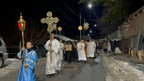 Празднование Рождества в Южной Осетии  - Sputnik Южная Осетия