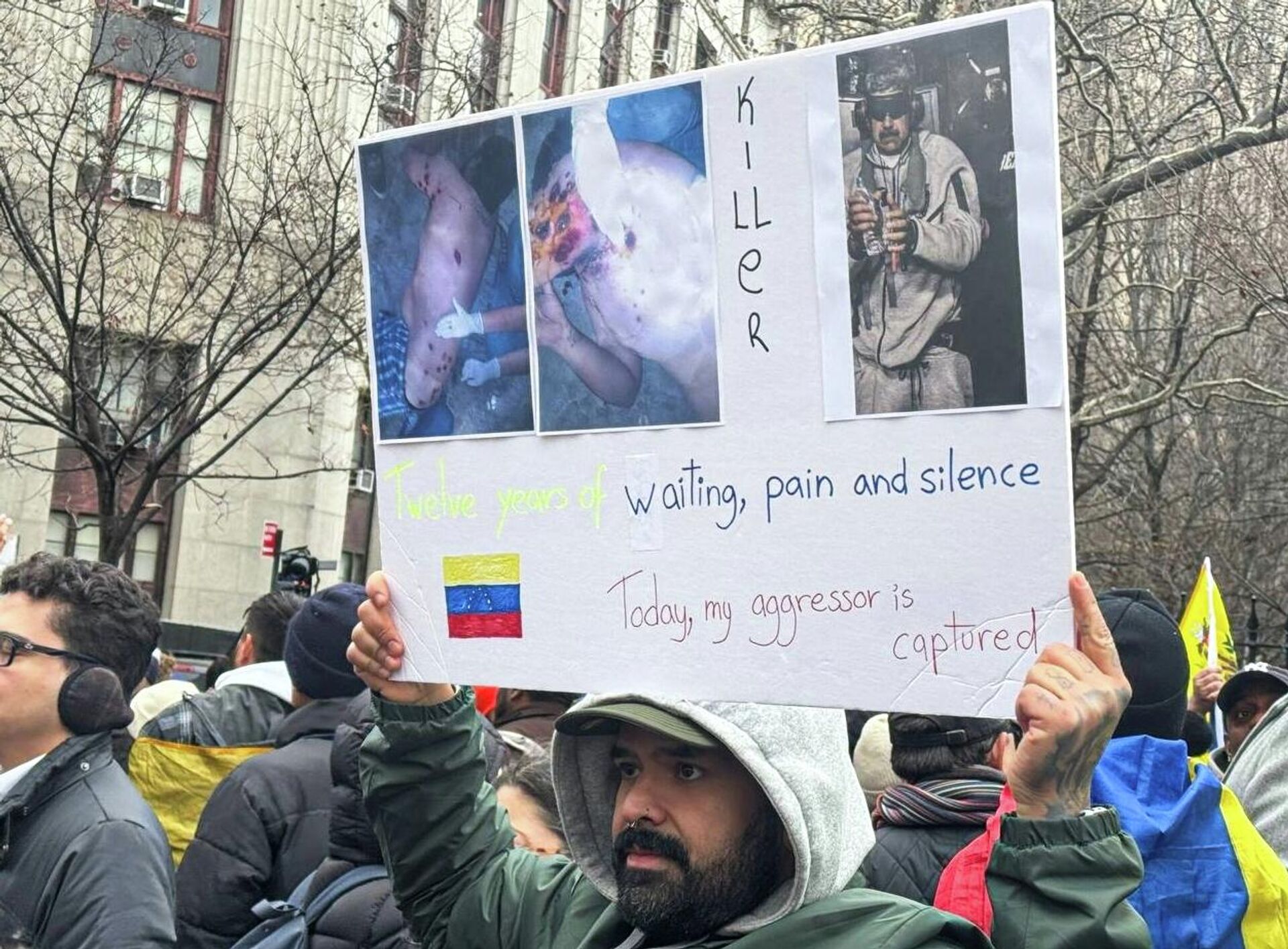 Обстановка в Нью-Йорке возле здания суда, где Николасу Мадуро предъявили обвинение - Sputnik Южная Осетия, 1920, 15.01.2026