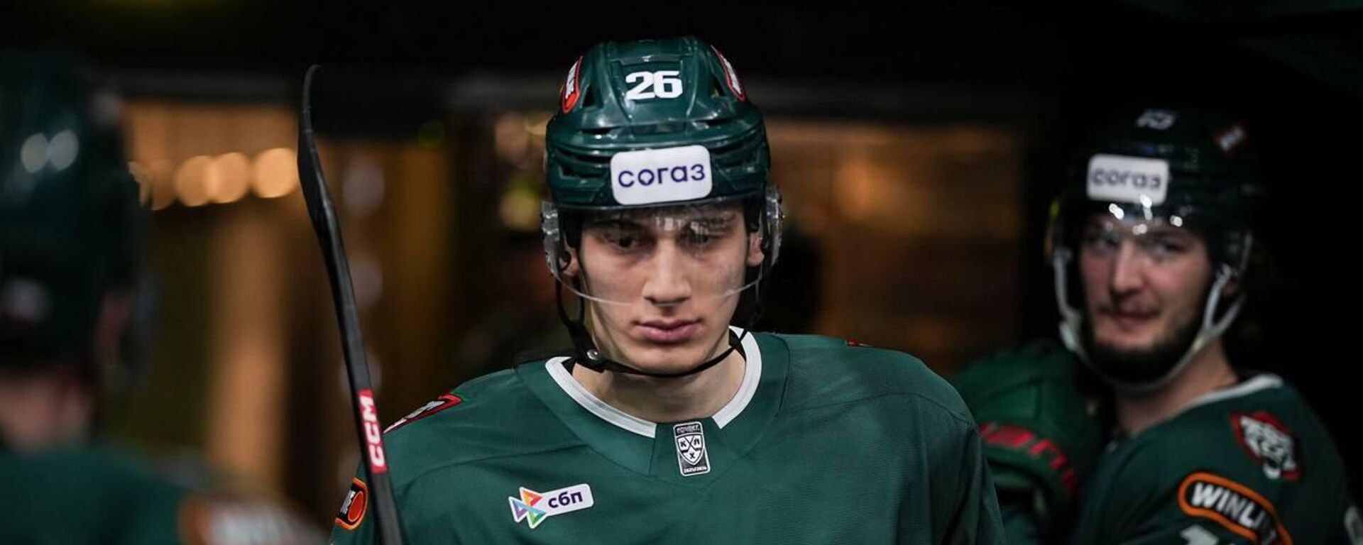  Арсен Таймазов в дебютном матче КХЛ - Sputnik Южная Осетия, 1920, 14.01.2026