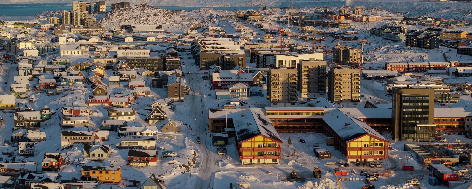 Вид на город Нуук в Гренландии - Sputnik Южная Осетия, 1920, 16.01.2026