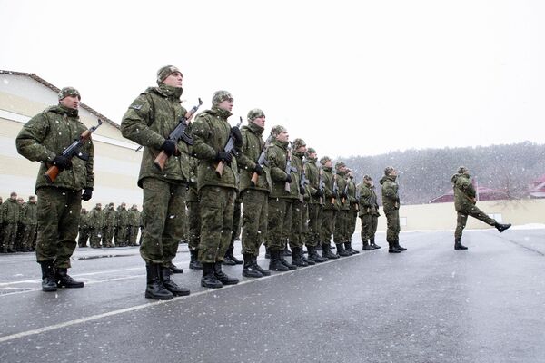 Принятие воинской присяги - Sputnik Южная Осетия