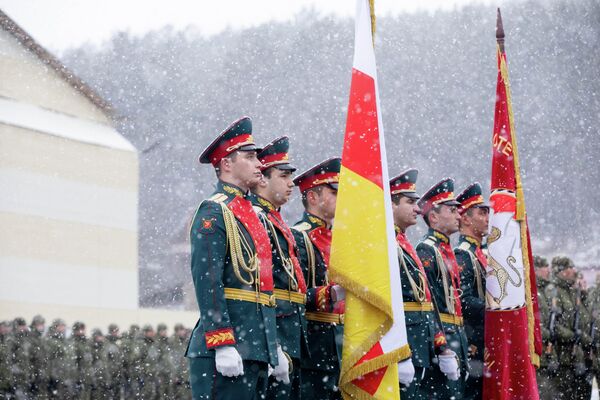 Принятие воинской присяги - Sputnik Южная Осетия