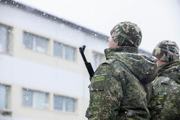 Принятие воинской присяги - Sputnik Южная Осетия