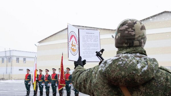 Принятие воинской присяги - Sputnik Южная Осетия
