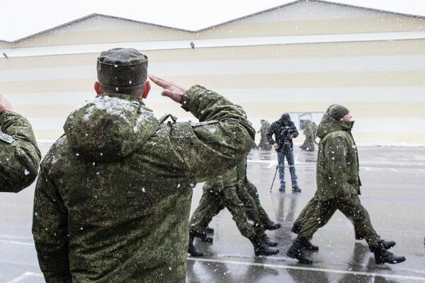 Принятие воинской присяги - Sputnik Южная Осетия
