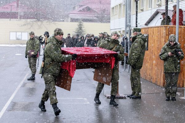 Принятие воинской присяги - Sputnik Южная Осетия