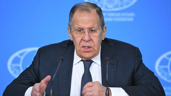 Пресс-конференция министра иностранных дел России Сергея Лаврова - Sputnik Южная Осетия