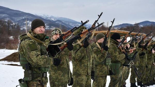 Военнослужащие министерства обороны Южной Осетии - Sputnik Южная Осетия