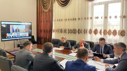 Совещание представителей правительства Южной Осетии и министерства экономического развития России