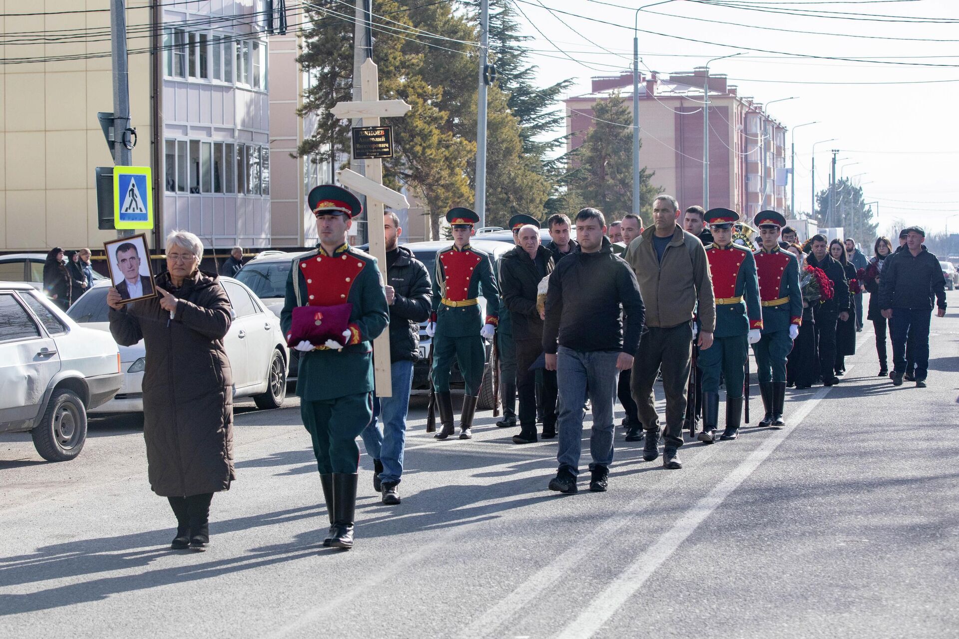 Похороны участника СВО Анатолия Джиоева - Sputnik Южная Осетия, 1920, 29.01.2026