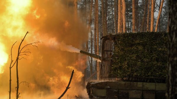 Танк Т-90М Прорыв в зоне проведения СВО. Архивное фото  - Sputnik Южная Осетия