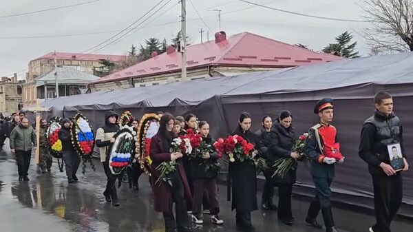 В Южной Осетии простились с Ацамазом Бураевым, погибшим при исполнении воинского долга в зоне проведения СВО - Sputnik Южная Осетия