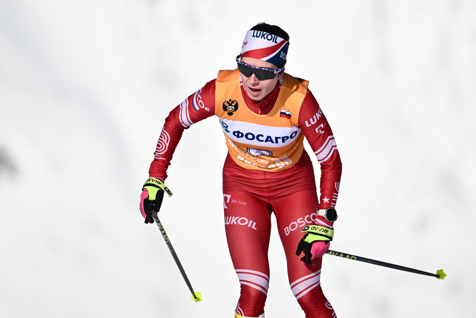 Дарья Непряева. Лыжные гонки. Финал Кубка России. Женщины. Масс-старт. Свободный стиль - Sputnik Южная Осетия, 1920, 03.02.2026