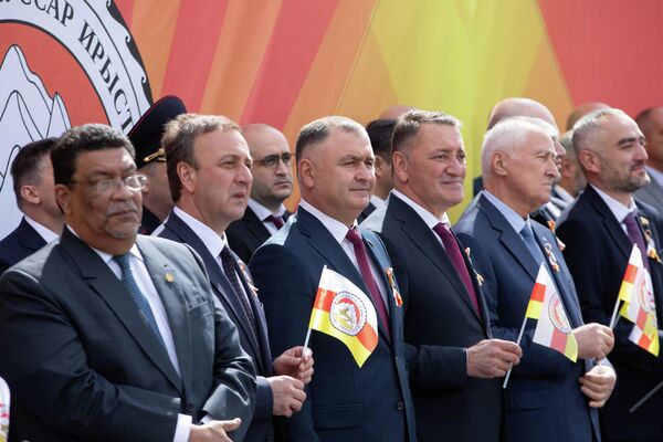 Алан Гаглоев на Дне флага - Sputnik Южная Осетия