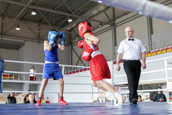 Первенство РЮО по боксу среди юношей и юниоров памяти кавалера ордена "Уацамонга", мастера спорта СССР по боксу Джамболата Кокоева - Sputnik Южная Осетия