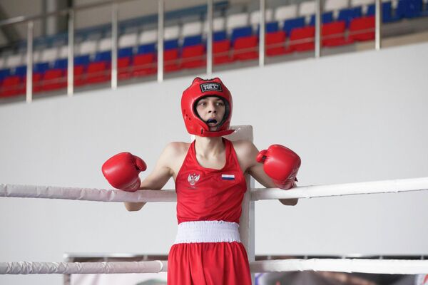 Первенство РЮО по боксу среди юношей и юниоров памяти кавалера ордена "Уацамонга", мастера спорта СССР по боксу Джамболата Кокоева - Sputnik Южная Осетия