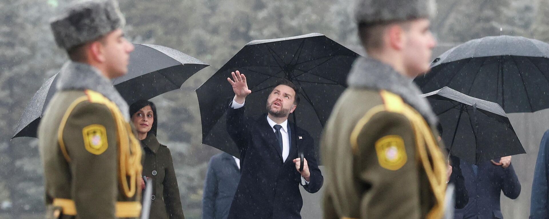 Вице-президент США Джей Ди Вэнс на мемориале жертвам Геноцида армян в Ереване. Архивное фото  - Sputnik Южная Осетия, 1920, 10.02.2026