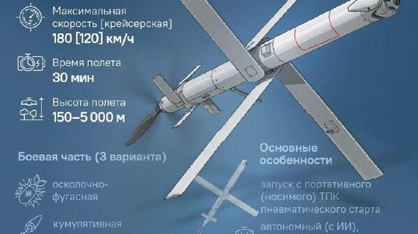 Первый российский дрон-камикадзе с запуском из носимого контейнера – РУС-ПЭ – прошел проверку в зоне СВО - Sputnik Южная Осетия