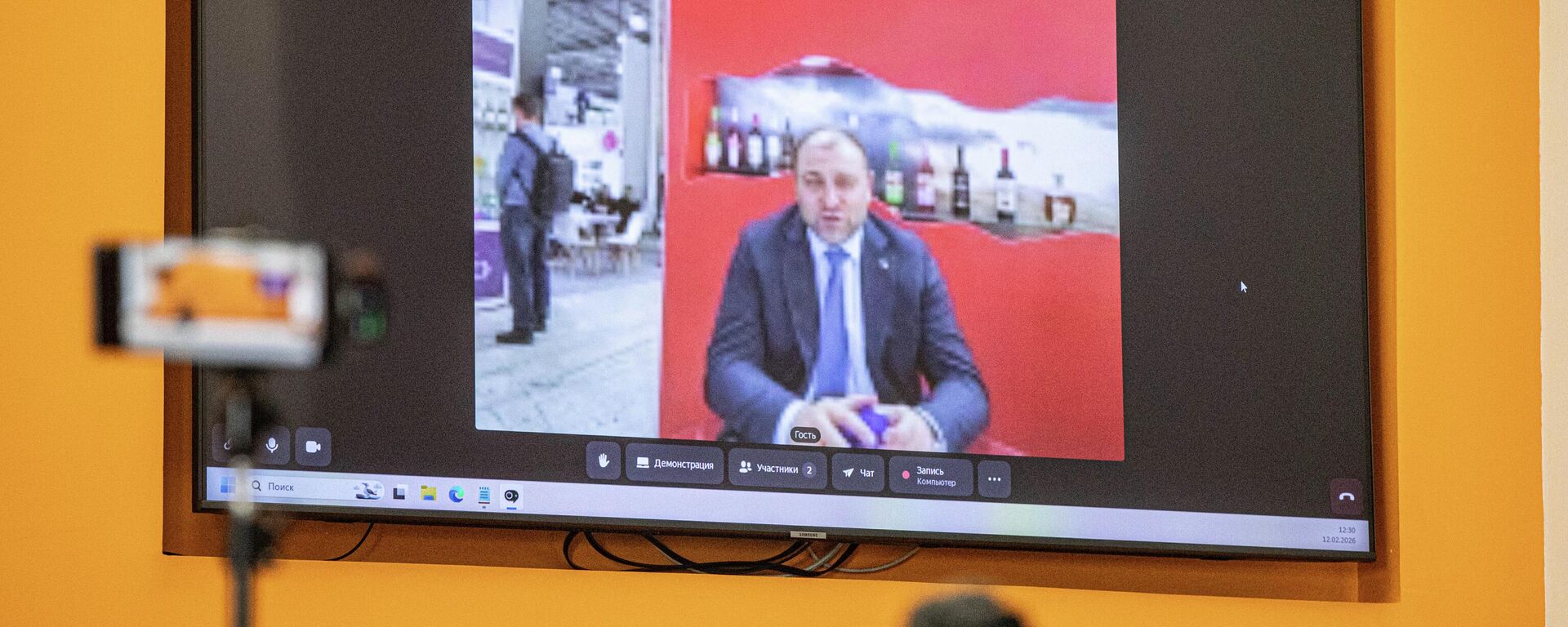 Видеомост с Таймуразом Гогиновым - Sputnik Южная Осетия, 1920, 12.02.2026