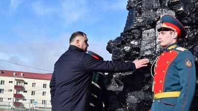 Памятное мероприятие в Цхинвале, посвященное 37-й годовщине вывода советских войск из Афганистана