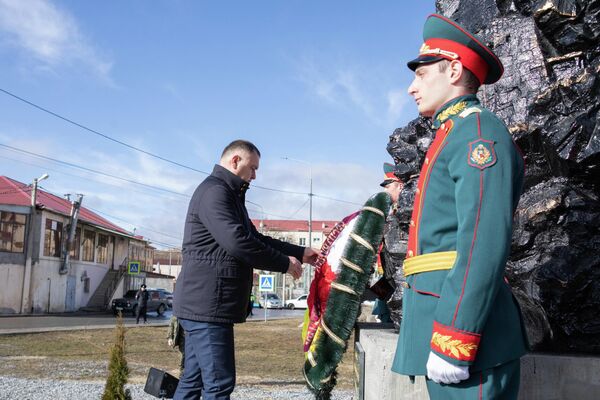Памятное мероприятие в Цхинвале, посвященное 37-й годовщине вывода советских войск из Афганистана - Sputnik Южная Осетия