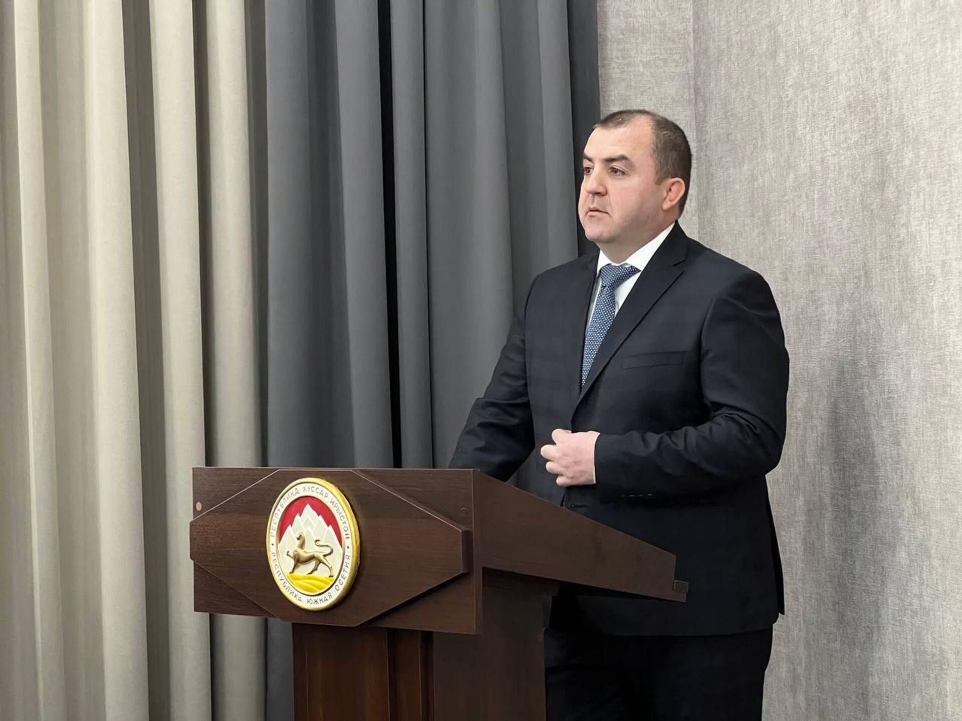 Глава Таможенного комитета Южной Осетии Александр Чочиев - Sputnik Хуссар Ирыстон, 1920, 16.02.2026