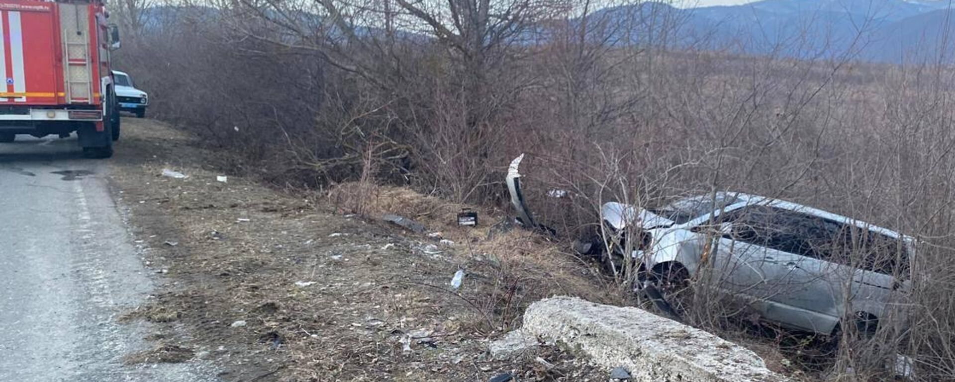 ДТП в селе Вахтана  - Sputnik Южная Осетия, 1920, 16.02.2026