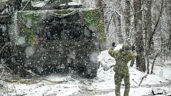 Боевое дежурство расчета ЗРК Тор группировки войск Запад в зоне СВО - Sputnik Южная Осетия