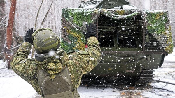Боевое дежурство расчета ЗРК Тор группировки войск Запад на Харьковском направлении - Sputnik Южная Осетия
